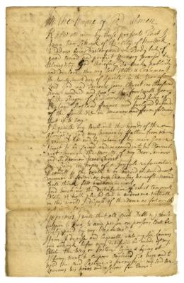 Probated will of Anna Van Schayck, 1702