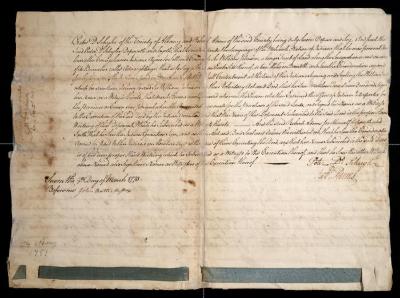 Deed from Mohawk Indians, 1751