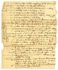 Memorandum of deed and leases of land in Rochester, 1733 and 1734