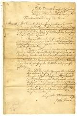 Petition of John Thomas, praying for a patent for a ferry