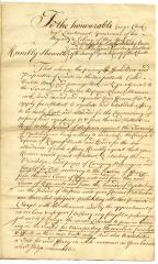 Exemplification of a petition of Capt. John Budd, praying a patent for said ferry