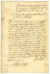 Warrant for a patent to Capt. John Budd and other proprietors and inhabitants of the town of Rye