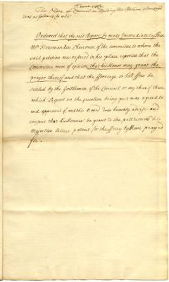 Report upon the Exemplification of the petition of Capt. John Budd