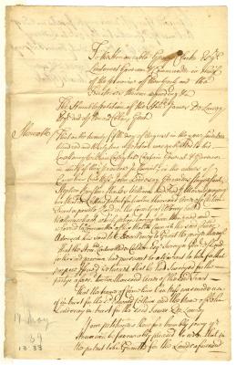 Petition of James De Lancey and Edward Collins for a patent to be granted for 12,000 acres of a certain tract of land