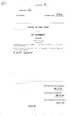 NYS Bill and Veto Jackets: 2012, Chapter 4