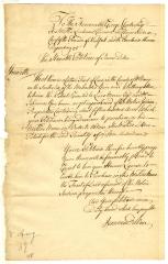 Petition of James Gillam, for land on the south side of Mohawk river