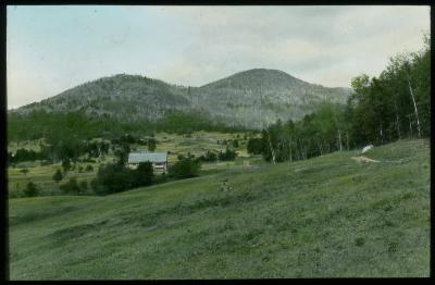 Northwest of Elizabethtown (Essex Co.), Big Raven Hill and Little Raven Hill from the Southwest