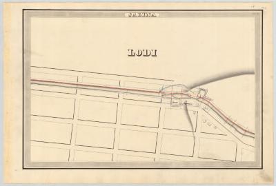 Erie Canal Survey, Salina showing Town of Lodi