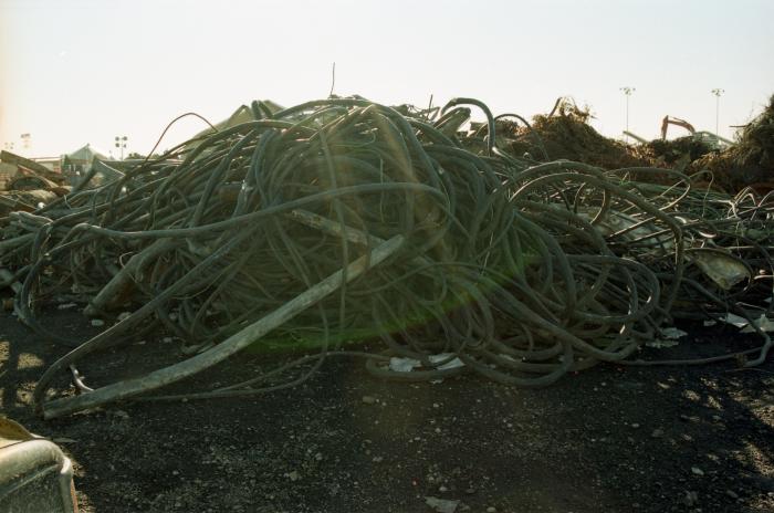 Sorting field at Fresh Kills for large materials
