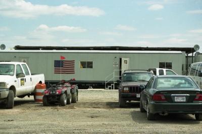 NYPD Trailer HQ Area