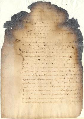 Letter from Cornelis van Werckhoven concerning purchase of the Raritan country