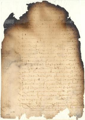 Notarized copy of the bill of lading of De Nieu Nederlantse Fortuyn