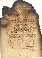 Copy of the manifest of De Nieu Nederlantse Fortuyn