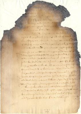 Letter from Baron van der Capelle Cornelis van Werckhoven