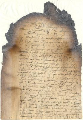 Letter from Stephen Goodyear to Director Stuyvesant