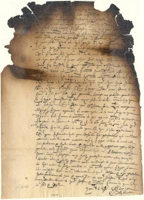 Letter from Stephen Goodyear to Director Stuyvesant