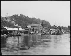 Tugs and Other Boats at Dock, Boat Repair Works, Rondout Creek