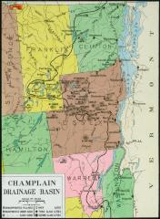 Map of Champlain Drainage [Basin]