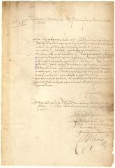 Letter from the Burgomasters of Amsterdam to Petrus Stuyvesant