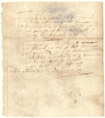 Letter from Petrus Stuyvesant to the magistrates of Heemstede