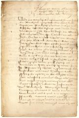 Petition concerning the estate of Cornelis van Werckhoven