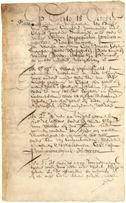 Proposals made to the Esopus Indians with their reply