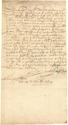 Letter of Jacob Jansen Stoll to Petrus Stuyvesant