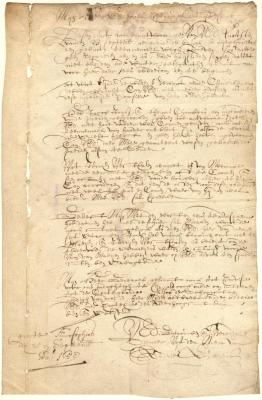 Letter from Sergeant Andries Louwerensen to Petrus Stuyvesant