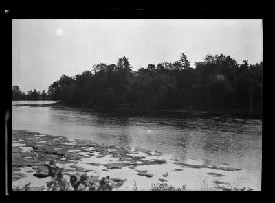 Banks of the Oswegatchie River at Eel Weir State Park in St. Lawrence County