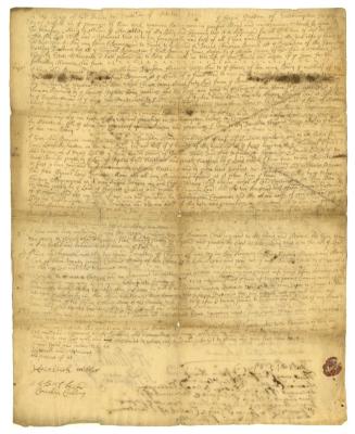 Probated will of Joseph Stretton, 1722-1723