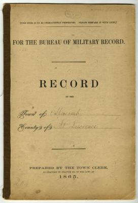 Register of men who served in the Civil War from the Town of Macomb, St. Lawrence County