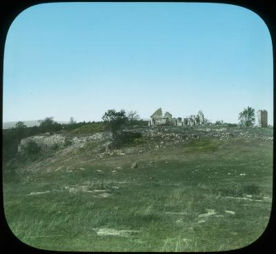 Fort Ticonderoga. Panorama of Ruins, Looking West