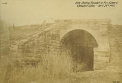 View showing Aqueduct at Fort Edward, Champlian Canal