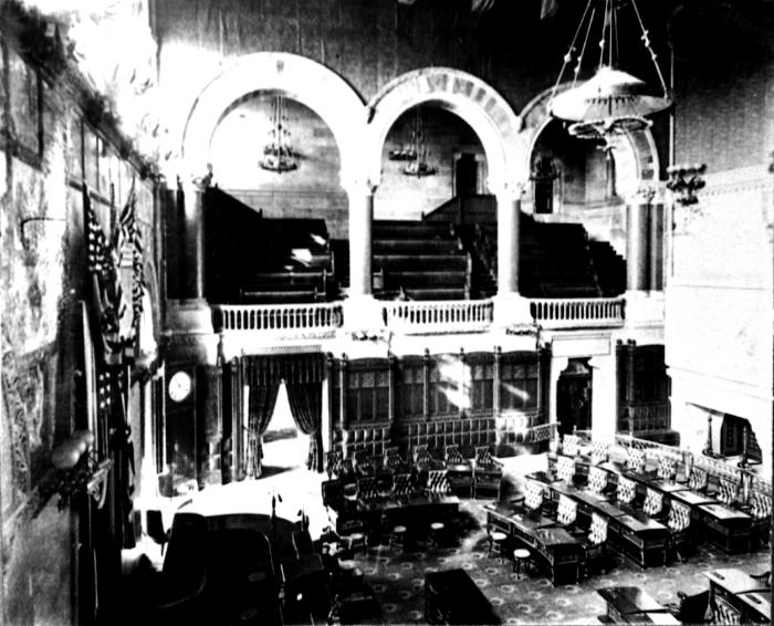 Senate Chamber in the State Capitol, Albany, NY