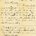 Letter to General [Burnett] from Edward Tenny