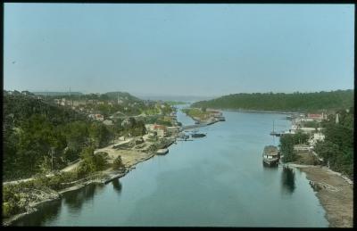 Rondout Creek looking east from the West Shore Railroad Bridge. Ulster County