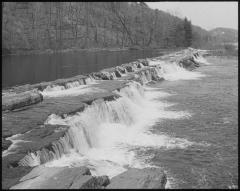 Waterfalls in Esopus Creek. One mile north of Glenerie