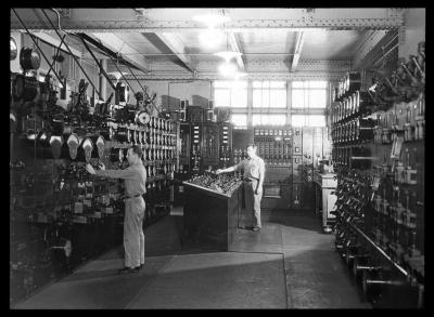 New York. Long Island City. Power plant of Pennsylvania Railroad