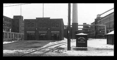 Company's own fire department. Endicott Johnson Co., Binghamton, N.Y.