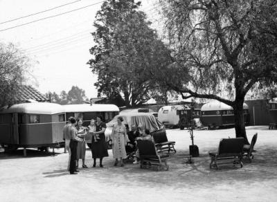 Trailer camp. Los Angeles, California