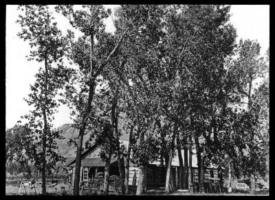 Elkhorn Ranch House built by Theodore Roosevelt in 1885