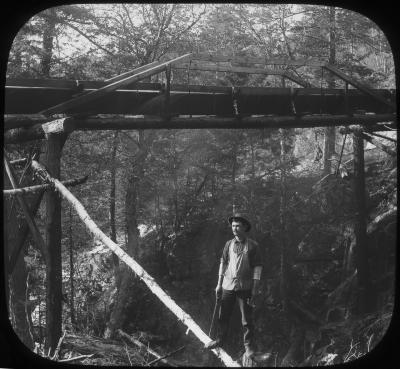 Lumber Slide, Over Highest Trestle