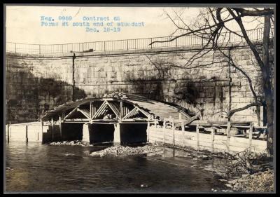 Erie Canal: prism and structures at Medina