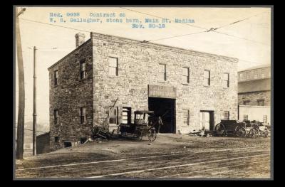 Erie Canal: prism and structures at Medina