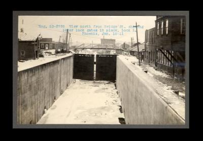 Oswego Canal: lock 1 and prism, Phoenix