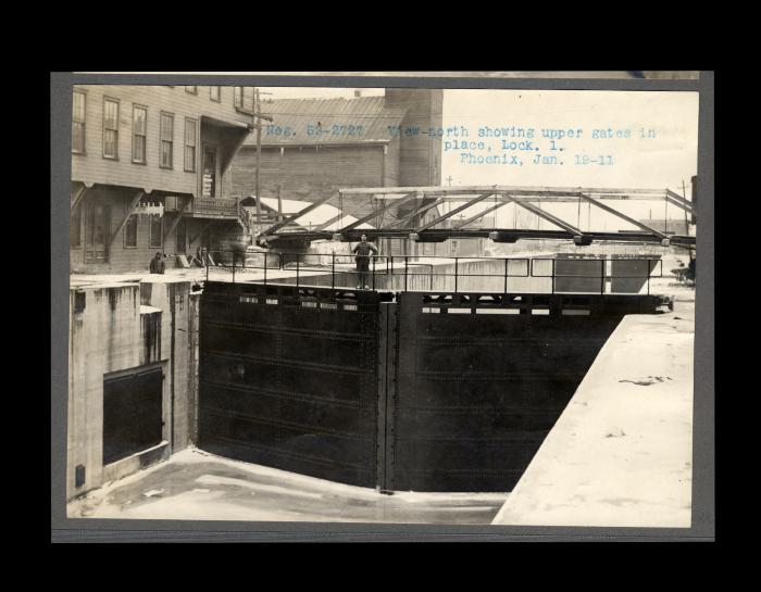 Oswego Canal: lock 1 and prism, Phoenix