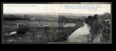 Erie Canal: dam and reservoir at Delta on Mohawk River