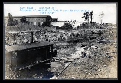 Champlain Canal: lock 2 and adjoining structures