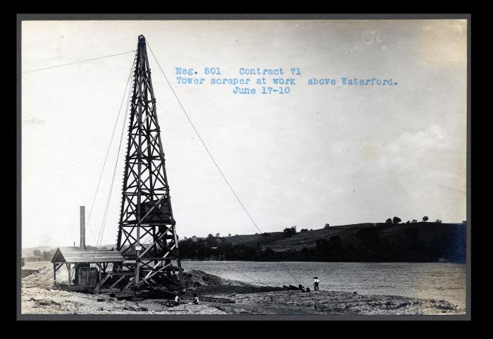 Champlain Canal: lock 1 and dam and dredging