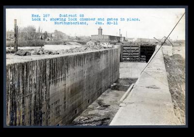 Champlain Canal: locks 3, 4 and 5 and adjoining prism